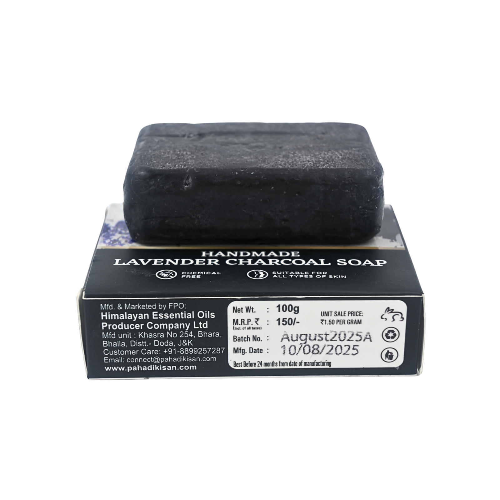 Lavender Charcoal Soap - Image 3