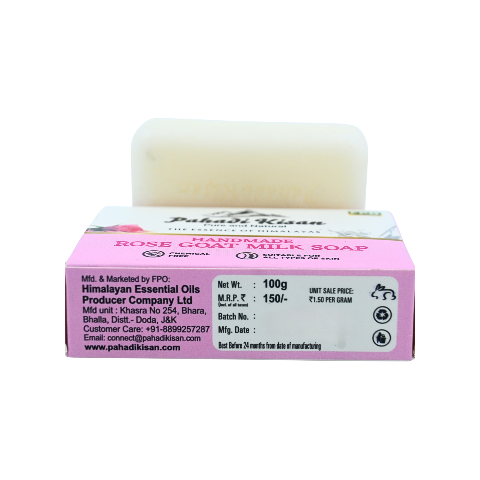 Rose Goat Milk Soap - Image 3