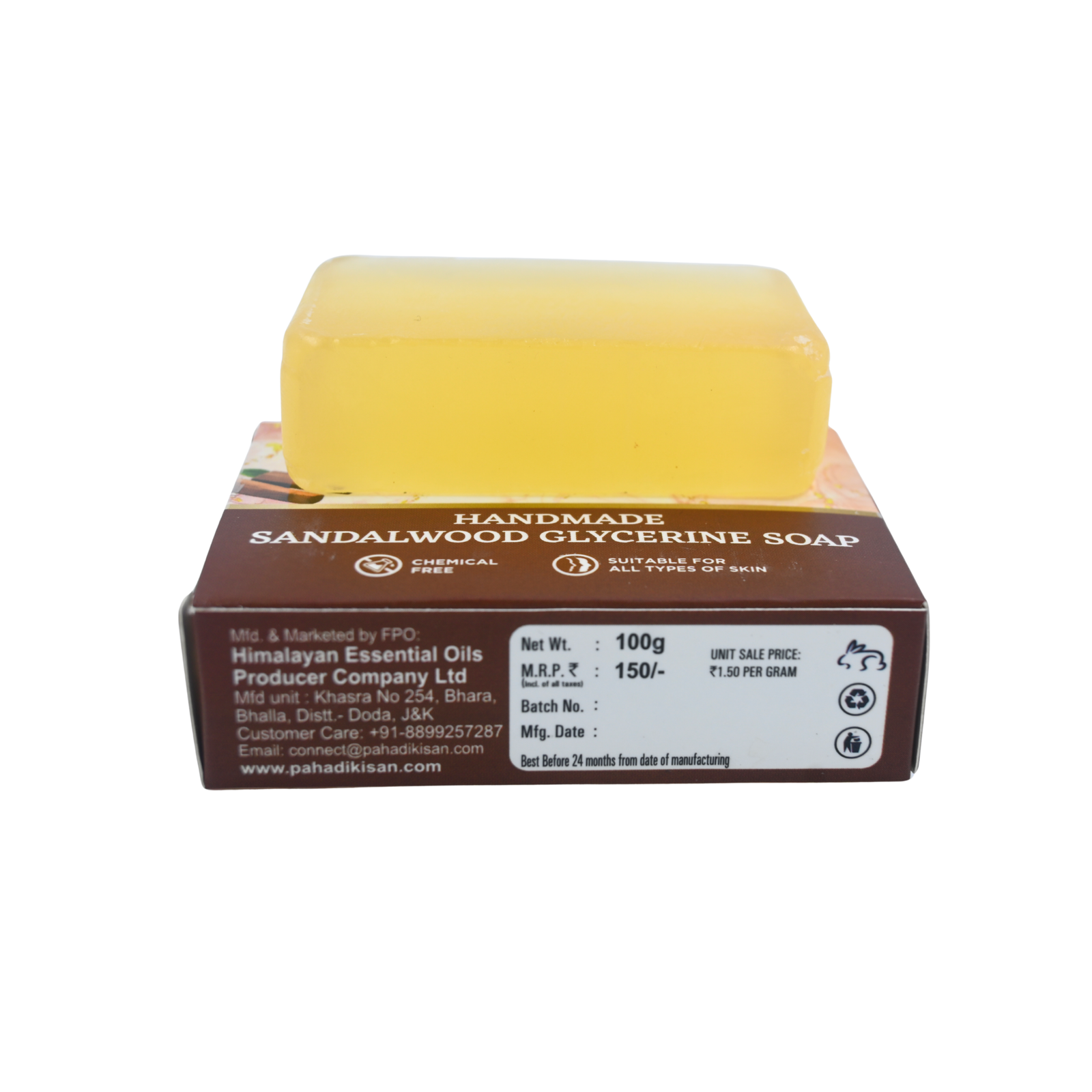 Sandalwood Glycerine Soap - Image 3