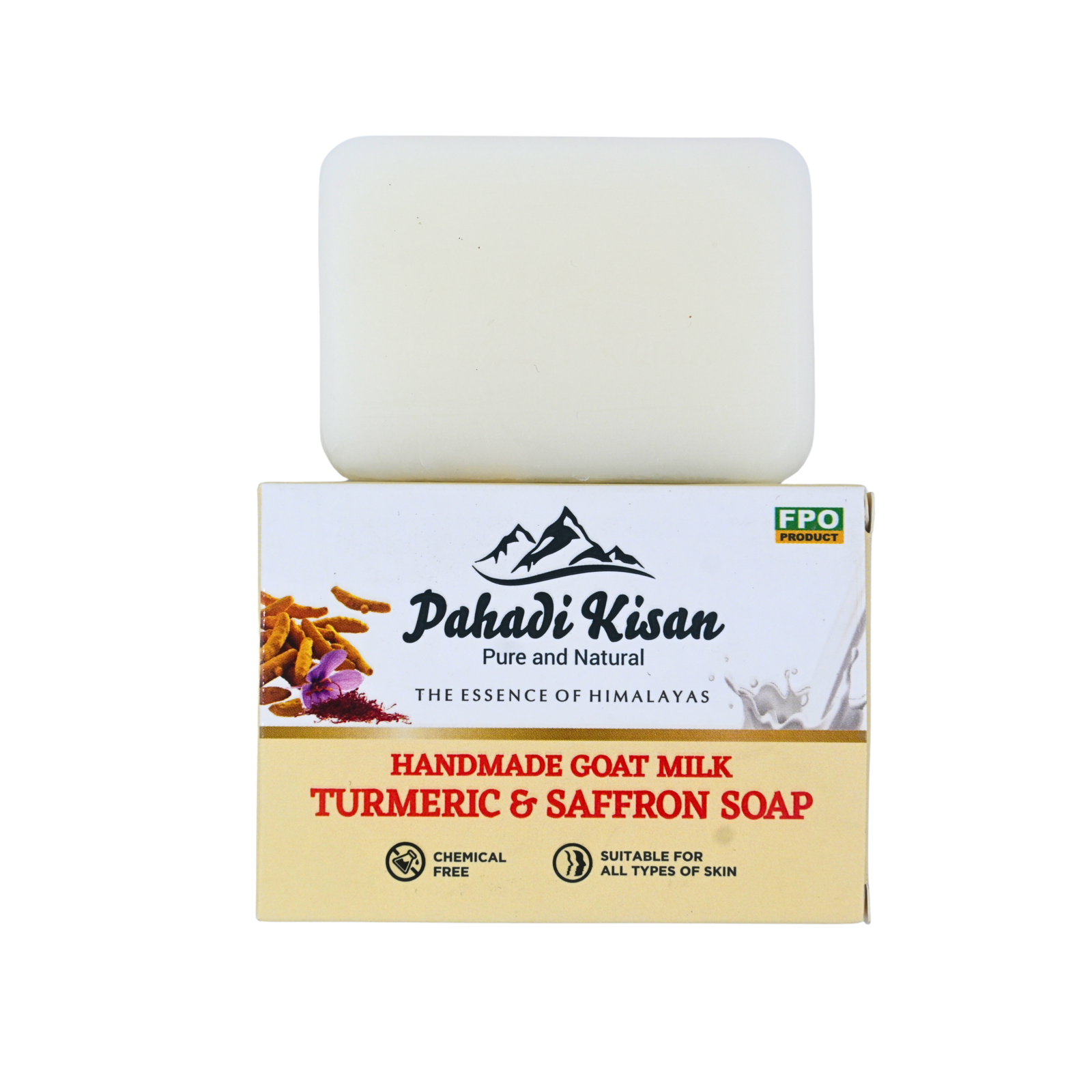 Turmeric & Saffron Goat Milk Soap - Image 2